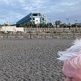 078 Na de lunch naar het strand gegaan